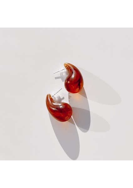 Caramel Chico Steel Earring | Çelik Küpe