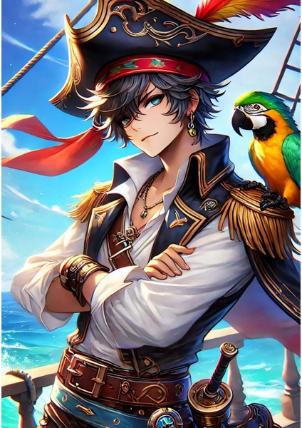 Ti-Play Zaka Anime Series Solendris AS180 35X50 Çerçevesiz Karton Poster Uv Baskı
