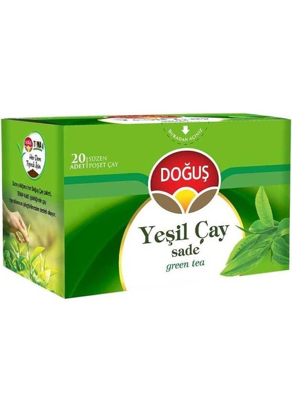 Yeşil Çay Sade 20'li Bardak Poşet