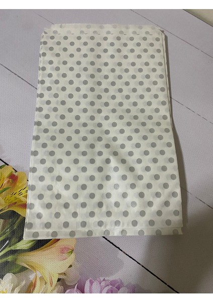 Gri Puantiyeli 18 x 30 cm 20 Adet Kese Kağıdı