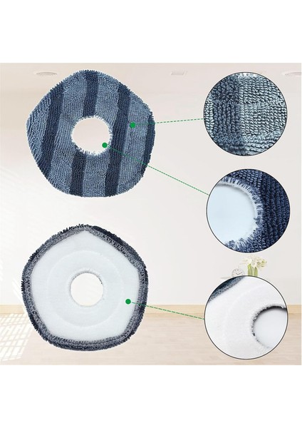 Eufy X10 Pro Omni Vakum Süpürge Yedek Parça Ana Yan Fırça Hepa Filtre Mop Bez Toz Çantaları (Yurt Dışından)