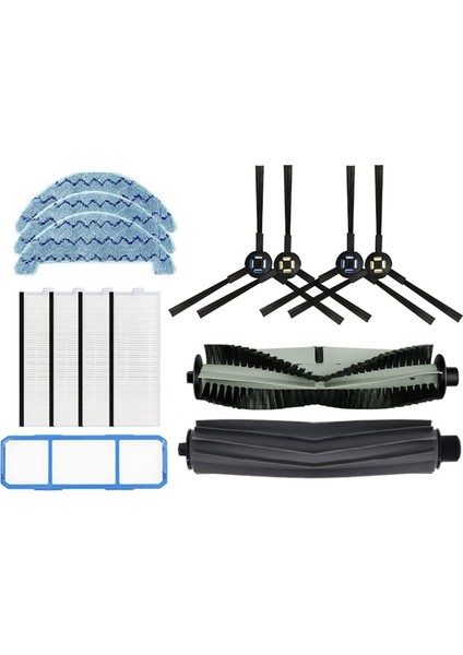 14 Adet Aksesuar Kiti Ilife A7 A9S X785 X750 X800 Robotlu Süpürge Yıkanabilir Paspas Bezi Hepafilter Ana Yan Fırça (Yurt Dışından) fırsatları