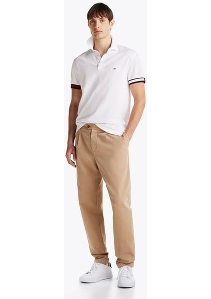 Erkek Beyaz Polo Yaka T-Shirt