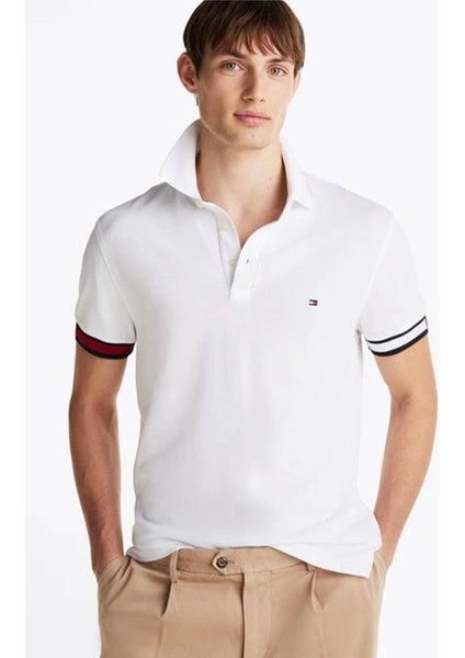 Erkek Beyaz Polo Yaka T-Shirt indirimleri