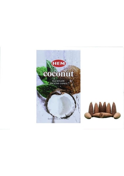 Coconut Back Flow Cones 10'lu - EMY7583-2015