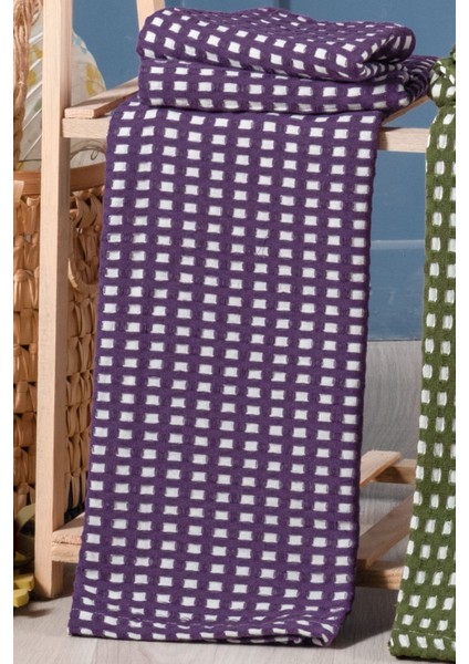 Bebek Waffle Pike Örtüsü 90X110 - Mor