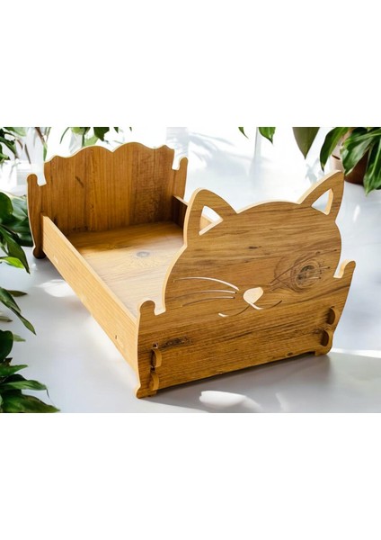 ED PET DİZAYN Cella Baza 30*50 Kedi Köpek Yatağı Yıkanabilir Duck Kumaş Minderi ile Beraber indirimleri