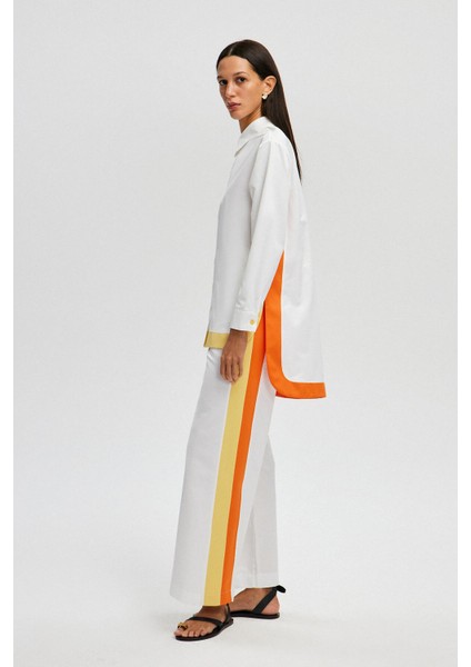 Renk Bloklu Şerit Detaylı Takım modelleri