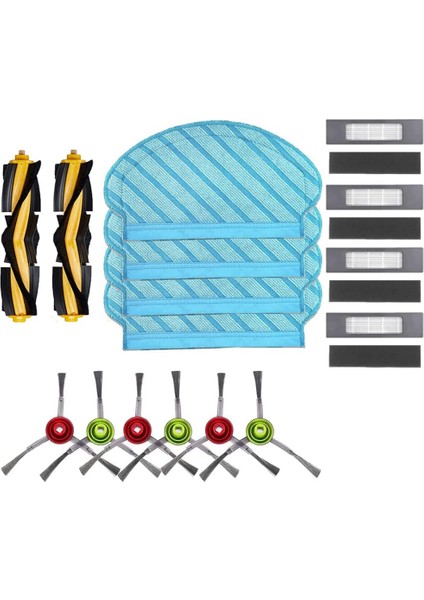 Ecovacs Deebot Ozmo 950 920 N8 Pro N8 Pro+ T8 T8 Aıvı T8 Için Yedek Parçalar Aksesuar Seti. Maksimum T9 T9+ (Yurt Dışından) fiyatları