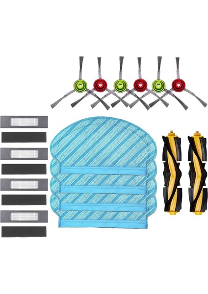 Ecovacs Deebot Ozmo 950 920 N8 Pro N8 Pro+ T8 T8 Aıvı T8 Için Yedek Parçalar Aksesuar Seti. Maksimum T9 T9+ (Yurt Dışından) modelleri