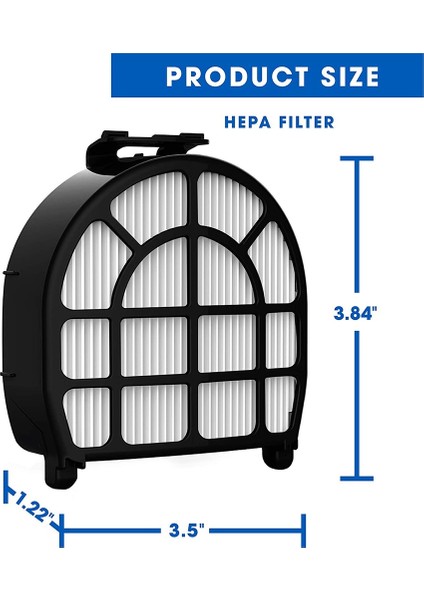 Shark LZ600 LZ601 LZ602 LZ602C Apex Uplight Lift-Away Duoclean Için Uygun Yedek Vakum Hepa Filtre, 2 Paket (Yurt Dışından) fırsatları