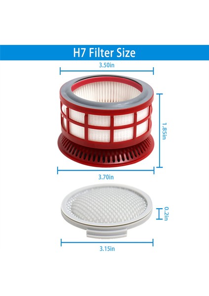 Roborock H7 Robot Süpürge Aksesuarları Elektrikli Süpürge Aksesuarları Için Uyumlu Yedek Parçalar Hepa Filtreler (Yurt Dışından) fiyatları