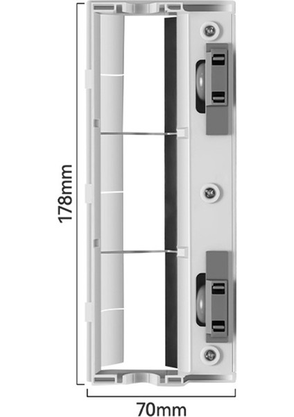 Ecovacs Deebot X1/T10/T8/T5/T20/T9 Elektrikli Süpürge Yedek Parçaları Siyah Için Ana Silindir Fırça Kapağı (Yurt Dışından)