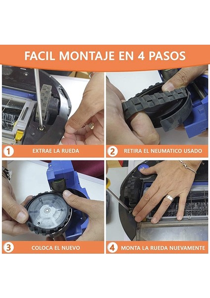 Adet Lastikler Irobot Roomba Robotlu Süpürge Tekerlekleri Serisi 500 600 700 800 I7 S9 Irobot Tekerlek Yedek Parçaları (Yurt Dışından) modelleri