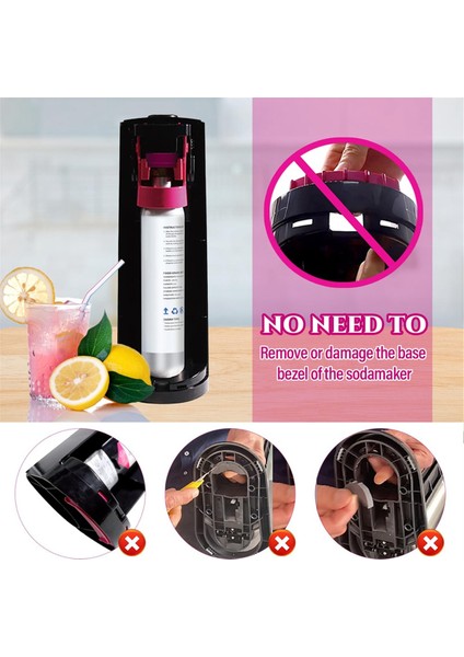 Co2 Hızlı Adaptörü, Co2 Soda Duo/terra/art/e-Duo/crystal 3.0 Için Hızlı Adaptör, Adaptör Trapez Dişli TR21-4 (Yurt Dışından) modelleri