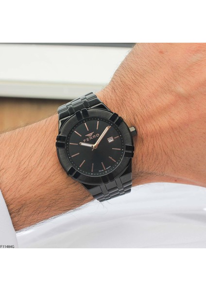 F11484G Çelik Kordonlu Erkek Kol Saati modelleri