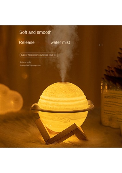200ML Jüpiter Gezegen Ay Hava Temizleme Nemlendirici Ev Için Atmosfer Işığı ile Hava Nemlendirici Kullanmak Için Takılı (Yurt Dışından) modelleri