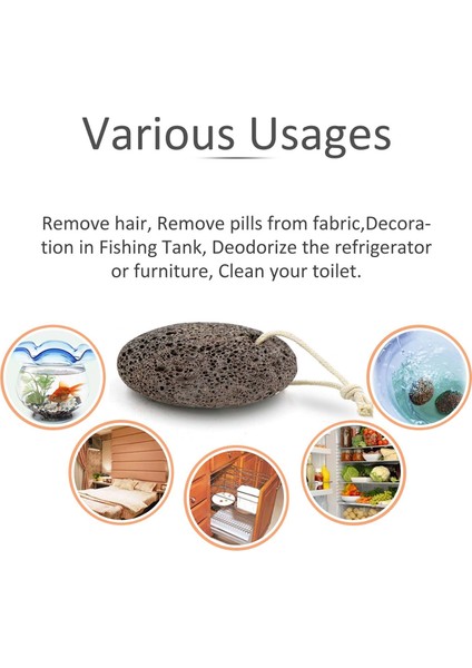 Ayak Scrubber Için Lav Ponza Taşı, Ölü Deriyi Çıkarmak Için Ayak Ponza Taşı (Rastgele Renk ve Şekil) (Yurt Dışından) fiyatları