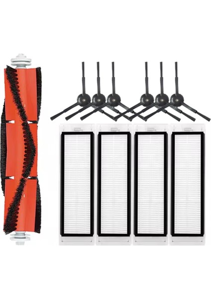 Xiaomi Mi 1s SDJQR01RR SDJQR02RR SDJQR03RR Roborock E2 E3 E4 E5 S4 S5 S50 S6 Max Parçalar Aksesuarlar Ana Yan Fırça (Yurt Dışından)