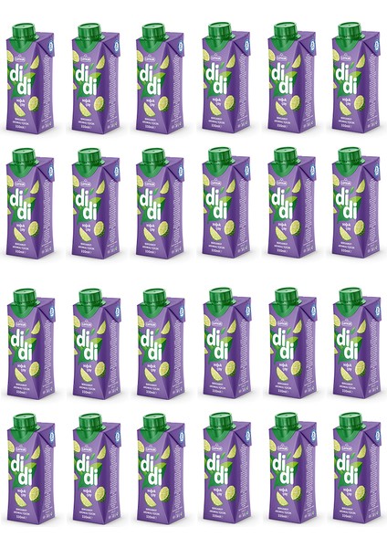 Didi Bergamot Aromalı Soğuk Çay Kutu 330 ml x 24 Adet