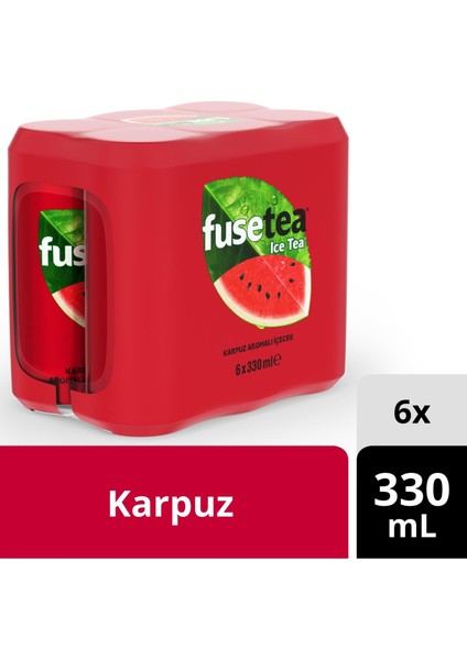 Karpuz Aromalı Soğuk Çay 330 ml x 6 Adet