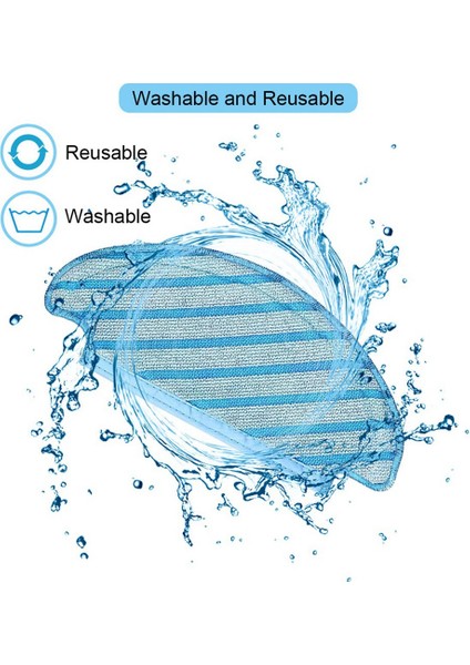 Ecovacs Deebot Ozmo T8 Aıvı T8 Max N8 Serisi Robotik Elektrikli Süpürge Için Yedek Paspas Bezleri (Yurt Dışından) indirimleri