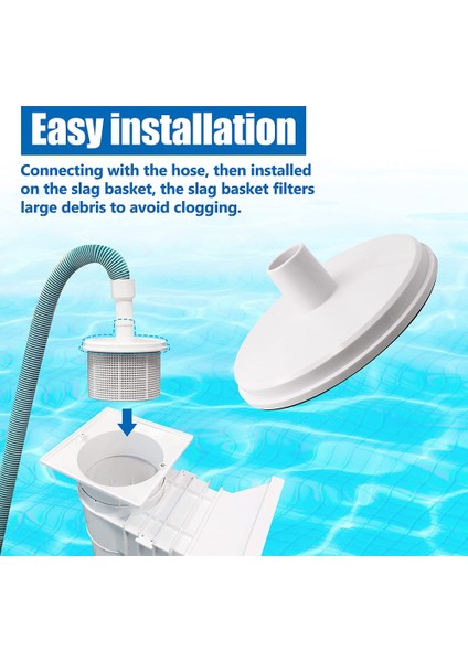 Hayward SP1082, 1084, 1085, 1075 Yüzme Havuzu Yedek Skimmer Için SP1106 Skimmer Vac Yeraltı Havuz Skimmer (Yurt Dışından) indirimleri