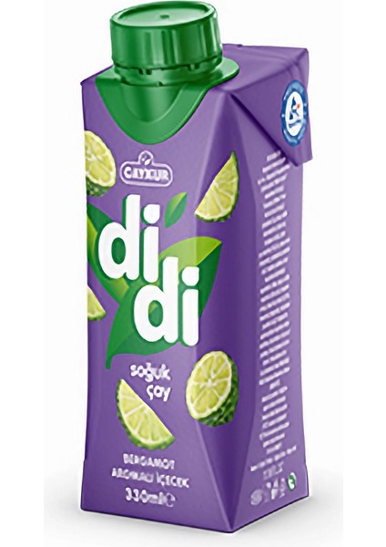 Didi Bergamot Aromalı Soğuk Çay Kutu 330 ml x 6 Adet