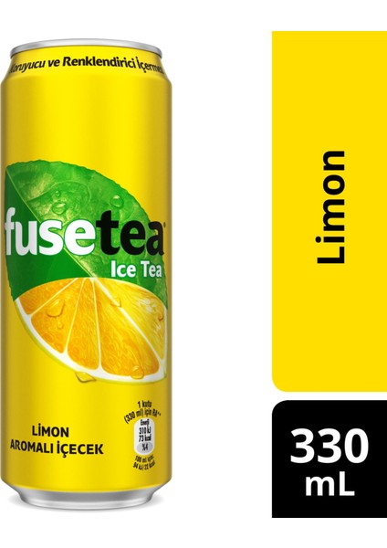 Limon Aromalı Soğuk Çay 330 ml x 12 Adet