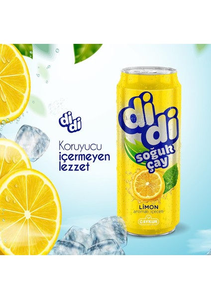 Didi Limon Aromalı Soğuk Çay 500 ml x 12 Adet