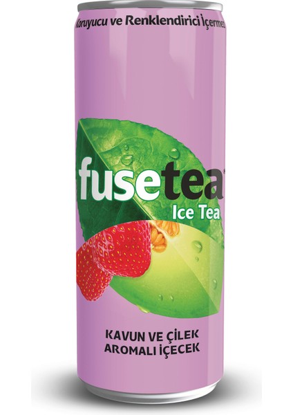 Kavun ve Çilek Aromalı Soğuk Çay 330 ml x 6 Adet