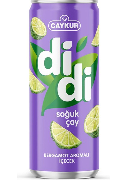 Didi Bergamot Aromalı Soğuk Çay 250 ml x 24 Adet