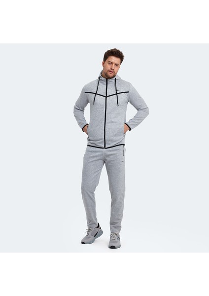 ORKA IN Erkek Slim Fit Eşofman Takımı Gri