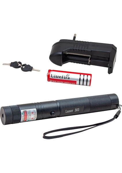 Şarjlı Yeşil Lazer Pointer 100 Mw (4767) - EMY3775-1925