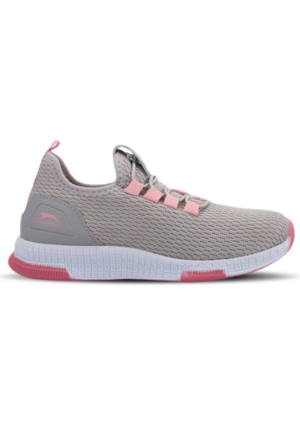 ABENA I Kız Çocuk Sneaker Koşu & Yürüyüş Ayakkabısı Gri / Pembe