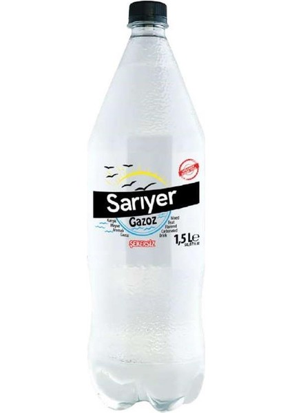 Karışık Meyve Aromalı Gazoz Şekersiz 1,5 lt