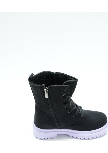 Twingo Kalpli Kız Resimli Yüksek Boğaz Kız Çocuk Bot, Siyah (Ladik) modelleri