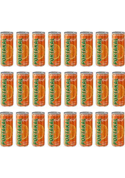 Portakal Aromalı Gazoz 330 ml x 24 Adet