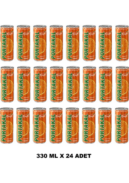 Portakal Aromalı Gazoz 330 ml x 24 Adet