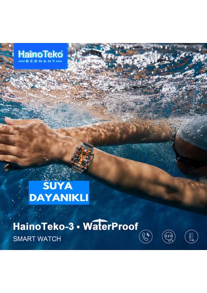 Watch 10 Serisi Su Geçirmez Kırılmaz Amoled Ekran Waterproof 3 Kordon modelleri