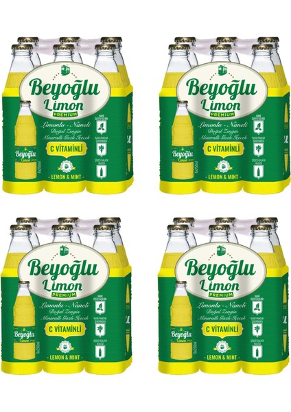 Gazozu Limonlu 250 ml x 24 Adet