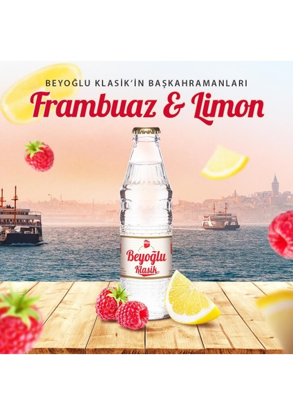 Gazozu Klasik Karışık Meyve Aromalı 250 ml x 6 Adet