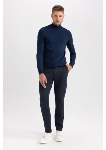 Regular Fit Yarım Balıkçı Yaka Basic Düz Triko Kazak A5282AX23AU indirimleri