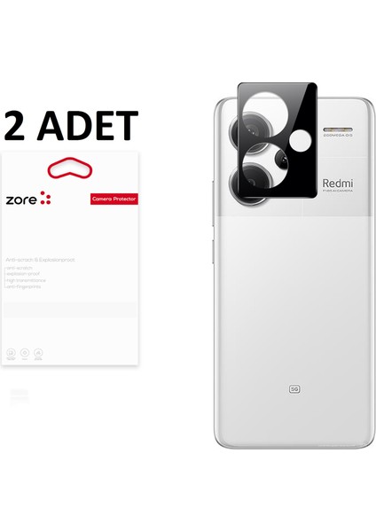 Xiaomi Redmi Note 13 Pro Plus 5G Zore 3D Kamera Camı 2 Adet