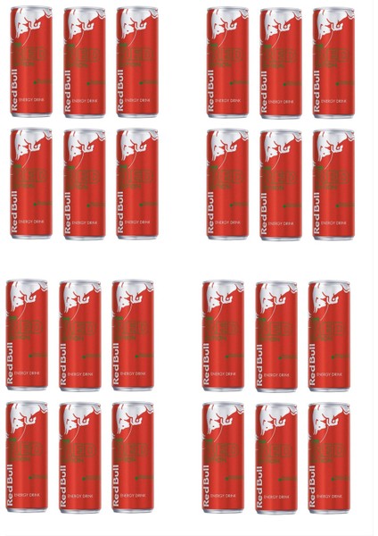 Enerji Içeceği Red Edition Karpuz 250 ml x 24 Adet