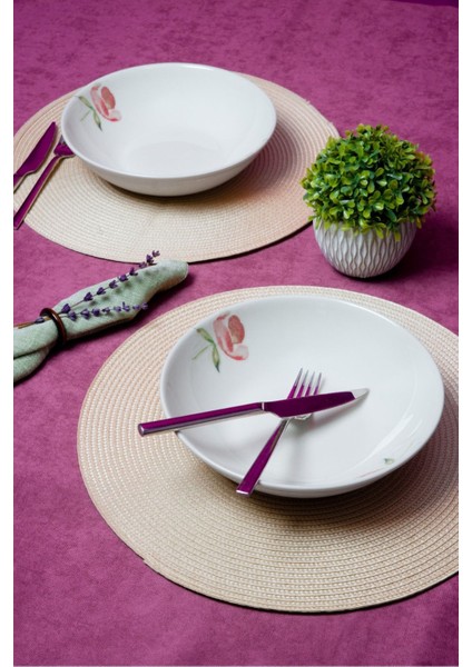 Ebrusu 2'Li Porselen Salata Tabağı Seti fiyatları