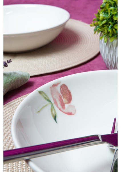 Ebrusu 2'Li Porselen Salata Tabağı Seti modelleri