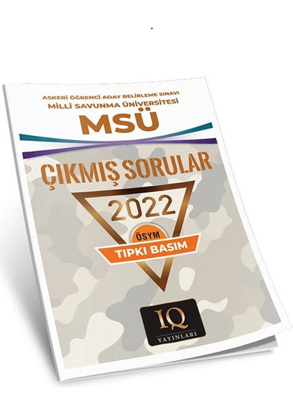 Msü Çıkmış Sorular - 2022