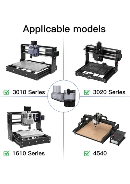 3018 Serisi Cnc Router/cnc Makineleri Mil Motoru Için 52MM Toz Kapağı (Yurt Dışından)