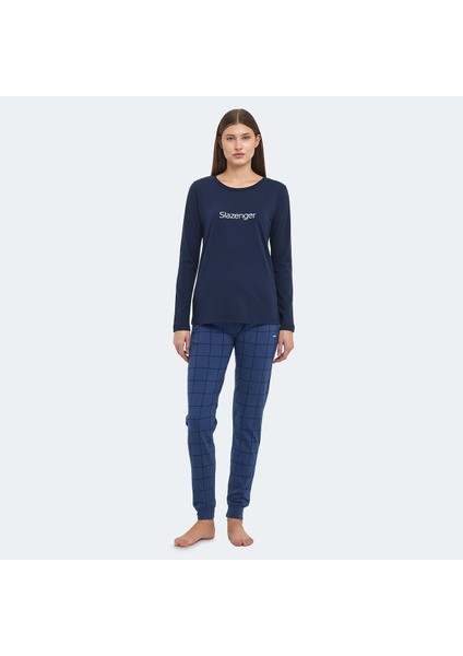 PAOLINA IN Kadın Pijama Lacivert / Turkuaz